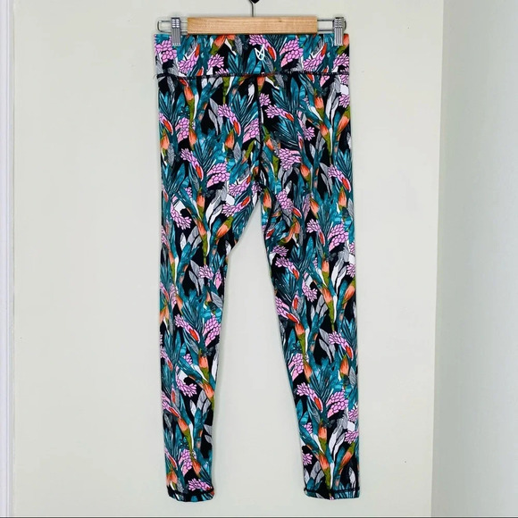 Revolve MINKPINK Move Tropical Floral Print Leggings Small - Picture 6 of 9
